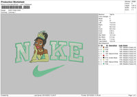 Nike Tiana Embroidery File 6 sizes