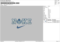 Nike Toronto M Embroidery File 6 sizes