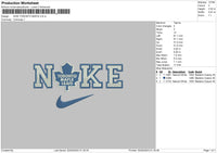 Nike Toronto M Embroidery File 6 sizes