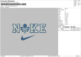 Nike Toronto M Embroidery File 6 sizes