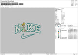 nike tinker bell v2 rev Embroidery