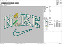 nike tinker bell v2 rev Embroidery