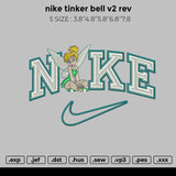 nike tinker bell v2 rev Embroidery