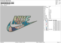 Nike Vegeta1703 Embroidery File 6 sizes