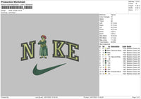 Nike Viona Embroidery File 6 sizes