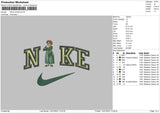 Nike Viona Embroidery File 6 sizes