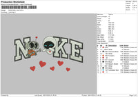 Nike Robots Embroidery File 6 sizes