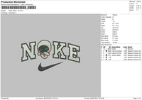 Nike Wall V2 Embroidery File 6 sizes