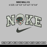 Nike Wall V2 Embroidery File 6 sizes