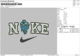 Nike Watergirl Embroidery File 6 sizes