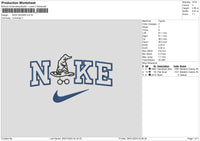 Nike Wizard Embroidery File 6 sizes