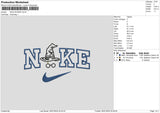 Nike Wizard Embroidery File 6 sizes