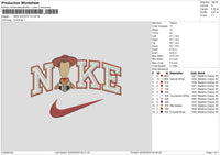 Nike Woody V3 Embroidery File 6 sizes