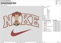 Nike Woody V3 Embroidery File 6 sizes