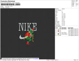 Nike GRINCH Xmas Embroidery