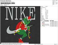 Nike GRINCH Xmas Embroidery