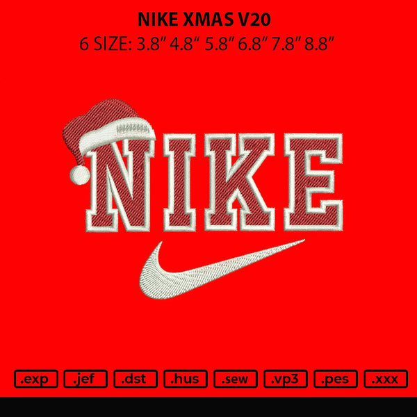 Nike Xmas V20 Embroidery