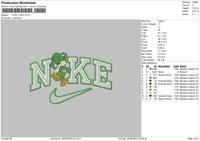 Nike Yoshi Embroidery File 6 sizes