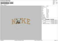 Nike Bulls Embroidery File 6 sizes