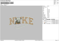 Nike Bulls Embroidery File 6 sizes