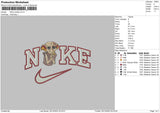 Nike Dobby Embroidery File 6 sizes