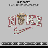 Nike Dobby Embroidery File 6 sizes