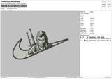 Nike Geralt Embroidery File 6 sizes