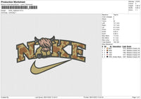 Nike Highland Embroidery File 6 sizes