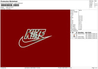 Nike Sf Embroidery File 6 sizes