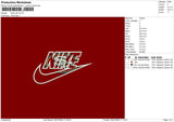 Nike Sf Embroidery File 6 sizes