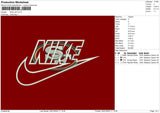 Nike Sf Embroidery File 6 sizes