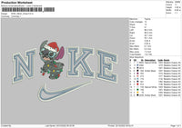 Nike Stitch Xmas 02 Embroidery FIle 6 sizes