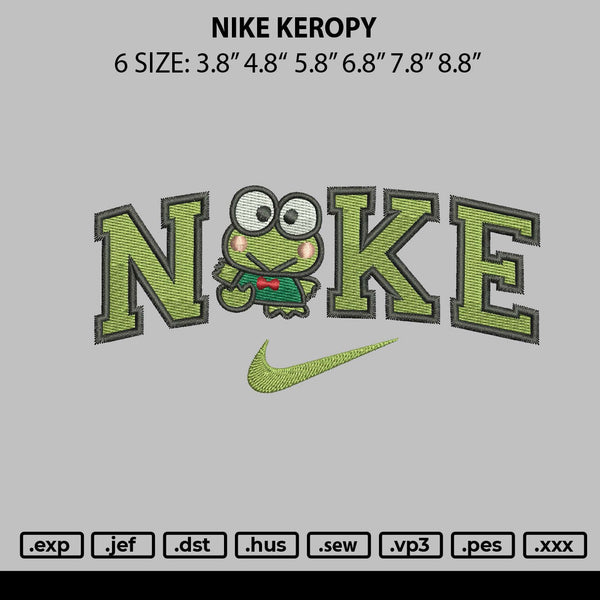 Nike Keropy Embroidery File 6 sizes