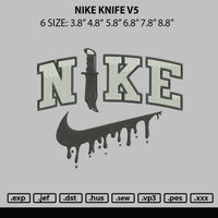 Nike Knife V5 Embroidery FIle 6 sizes