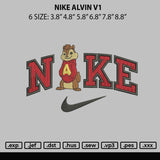 Nike Alvin V1 Embroidery File 6 sizes