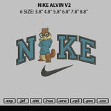 Nike Alvin V2 Embroidery File 6 sizes