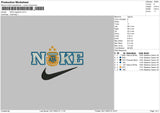 Nike Argentina Embroidery File 6 sizes