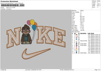 Nike Carl V3 Embroidery File 6 sizes