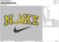 Nike Doll 0612 Embroidery File 6 sizes