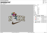 Nike Grandma Embroidery File 6 sizes