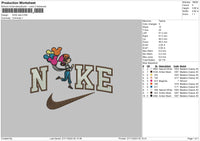 Nike Grandma Embroidery File 6 sizes