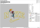 Nike Ellie V2 Embroidery File 6 sizes