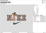 Nike Goofy Embroidery File 6 sizes