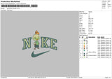 Nike Little Chicken Embroidery File 6 sizes