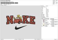 Nike Maddy Mc Embroidery File 6 sizes