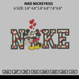 Nike Mickeykiss Embroidery File 6 sizes