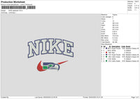 Nike Seahawk Embroidery File 6 sizes