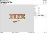 Nike Stright Embroidery File 6 sizes