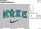 Nike Sulley Monster Embroidery File 6 sizes