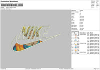 Nike Goku 1402 Embroidery File 6 sizes